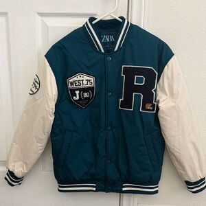 Zara boys Varsity Bomber Jacket